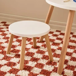 Kids Concept Kindertisch und Hocker-Set „weiß“