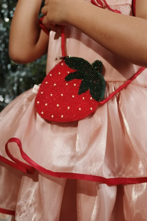 Konges Sløjd Erbeertasche für Kinder „Rio Red“