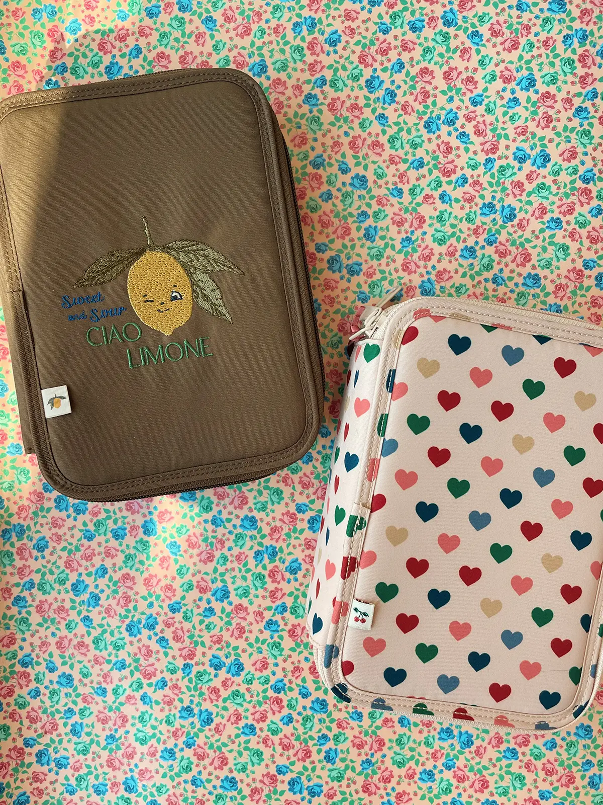 Konges Sløjd Federmappe Clover „Lemon“, Gr. Maxi