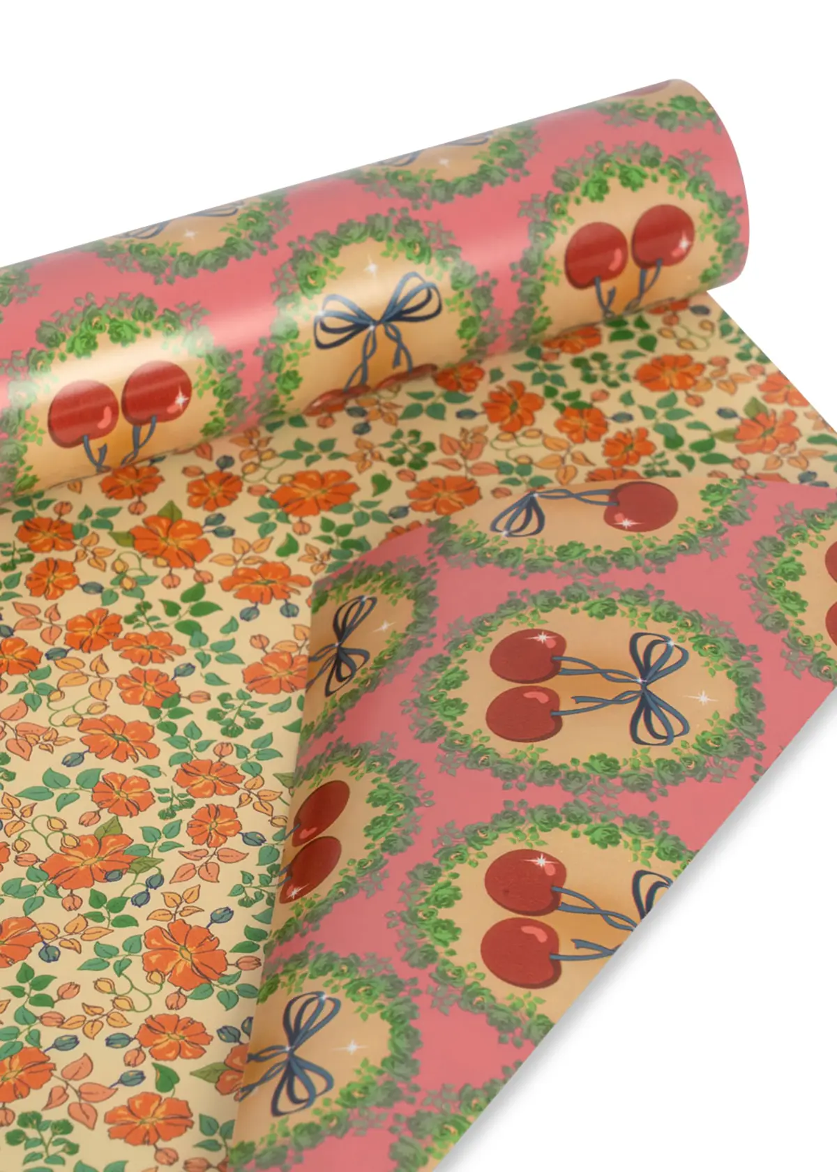 Konges Sløjd Geschenkpapier „Cherry Bow / Kaluka“