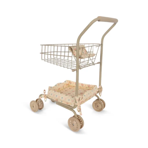 Konges Sløjd Kinder-Einkaufswagen „Fleur Decor“