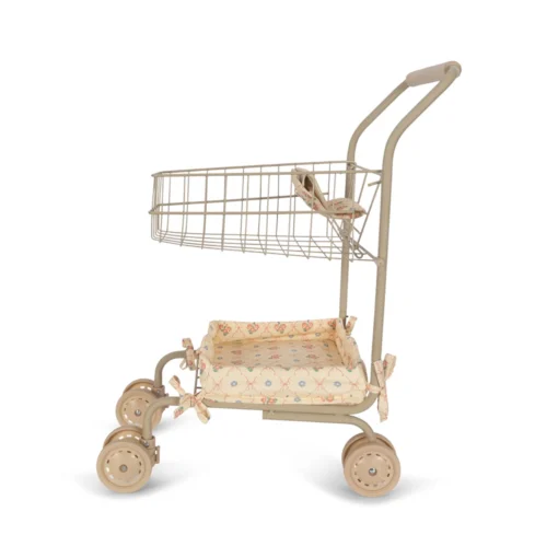 Konges Sløjd Kinder-Einkaufswagen „Fleur Decor“