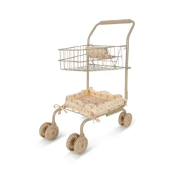 Konges Sløjd Kinder-Einkaufswagen „Fleur Decor“