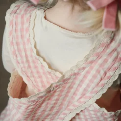 Konges Sløjd Kinderschürzen-Set „Cherry Check“