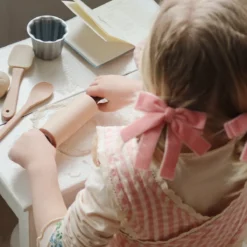 Konges Sløjd Kinderschürzen-Set „Cherry Check“