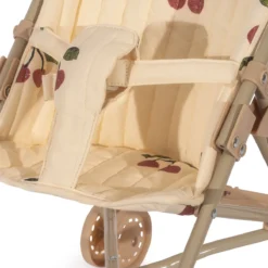 Konges Sløjd Puppen-Buggy „Ma Grande Cerise Pink Glitter“