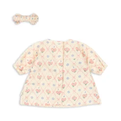 Konges Sløjd Puppen-Kleidung „Fleur Decor“ für 42cm Puppen