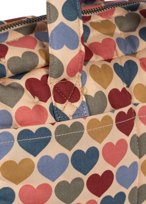 Konges Sløjd Puppen Wickeltasche „Coeur Bisous“