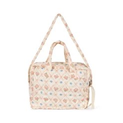 Konges Sløjd Puppen Wickeltasche „Fleur Decor“