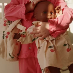 Konges Sløjd Puppen Wickeltasche „Ma Grande Cerise Pink“