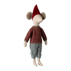 Maileg Maxi Weihnachtsmaus „Junge“, 60cm