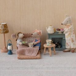 Maileg Miniatur-Kamin für das Puppenhaus „Blau“, Mausgröße Mood