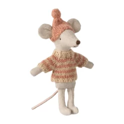 Maileg Puppenkleidungs-Set für Große Schwester Maus „Strickpullover-Set“