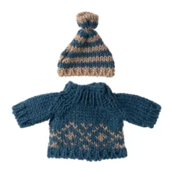 Maileg Puppenkleidungs-Set für Papa Maus „Strickpullover-Set“
