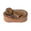 Maileg Spiel-Hundekorb für Kuscheltiere „braun“, L29cm