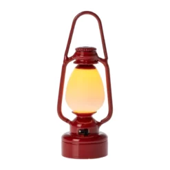 Maileg Vintage Miniaturlaterne „Red“, LED, Licht, H7cm