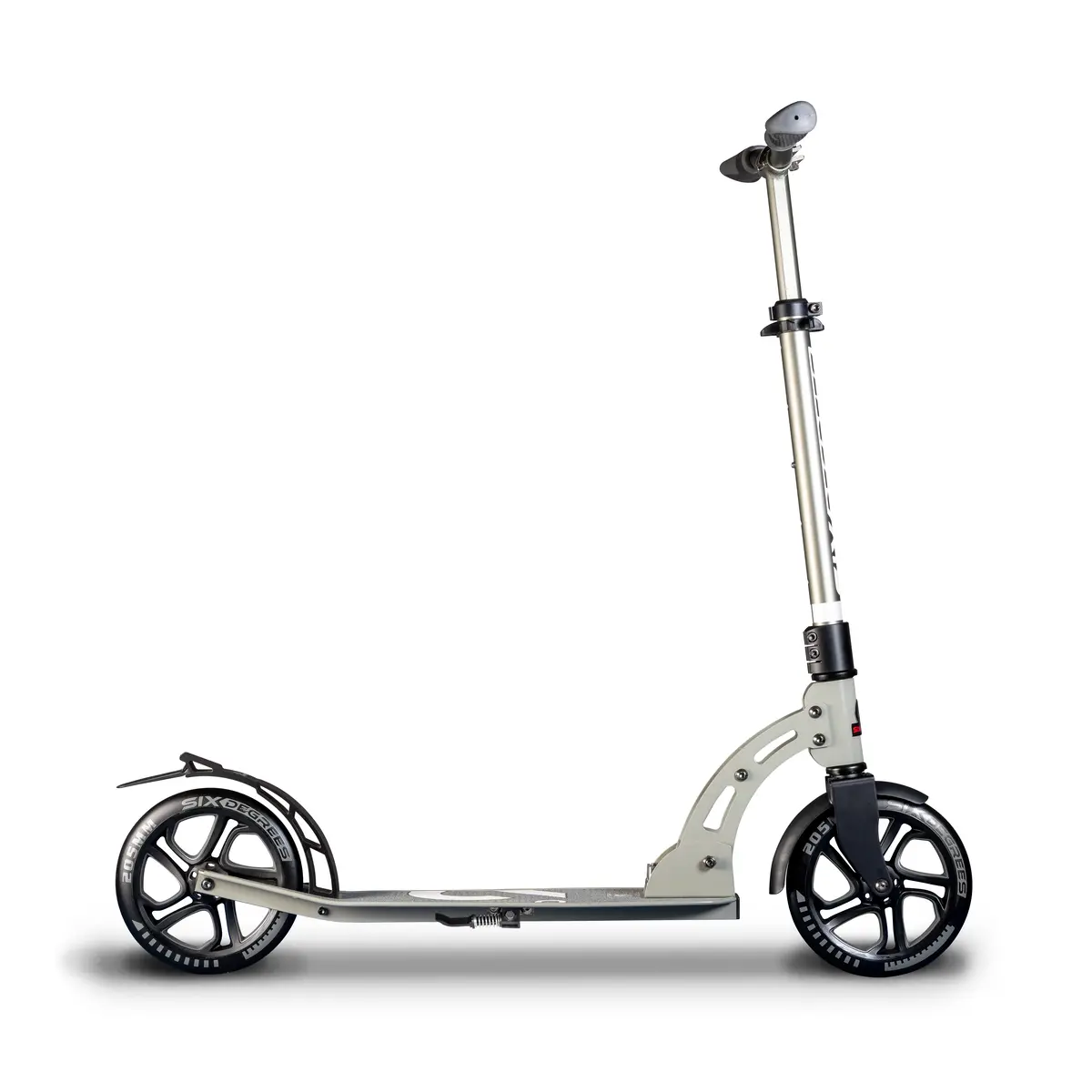 Six Degrees Aluminium Scooter 205 mm - Grau – Bild 3