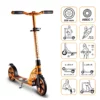 Six Degrees Aluminium Scooter 205 mm - Orange ohne Testsieger Logo