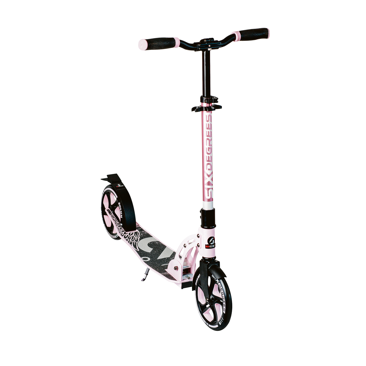 Six Degrees Aluminium Scooter 205 mm - Pastellrosa