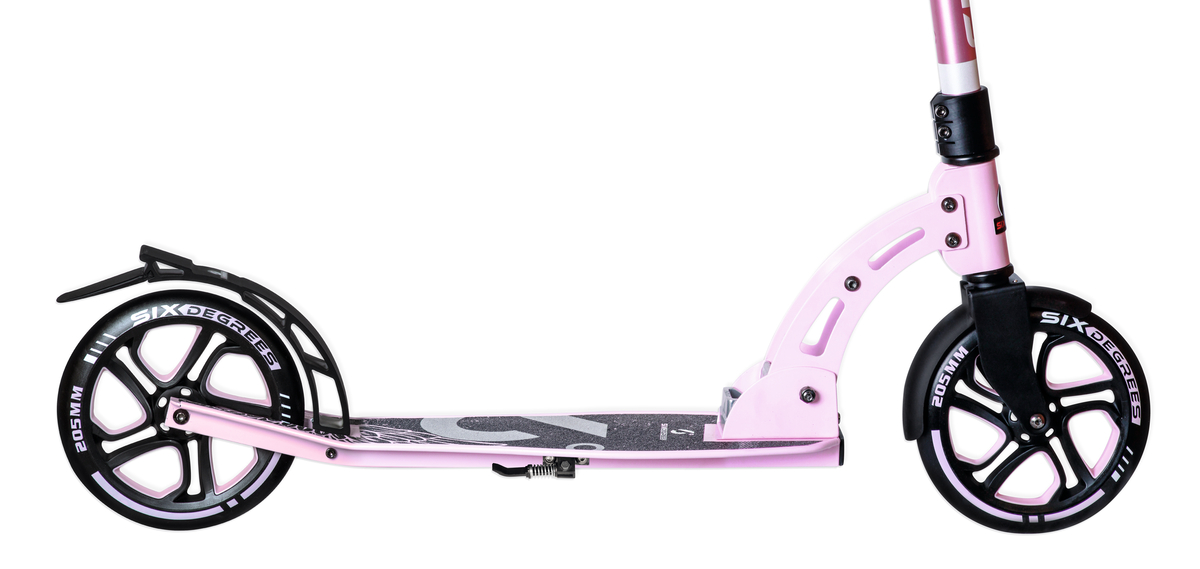 Six Degrees Aluminium Scooter 205 mm - Pastellrosa