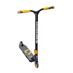 Six Degrees Aluminium Stuntscooter 100 mm – Schwarz-Kupferbraun