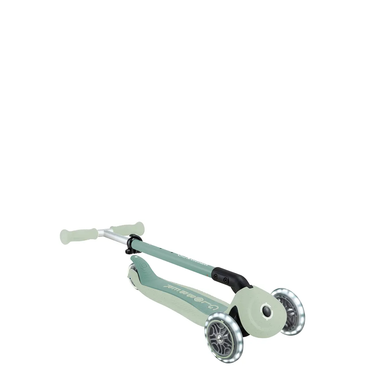 Globber 3-in-1 Roller Go-Up Active Lights Eco mit Leuchtrollen – Pistazie, 15M-9J