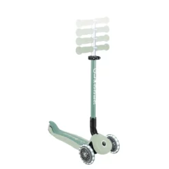 Globber 3-in-1 Roller Go-Up Active Lights Eco mit Leuchtrollen – Pistazie, 15M-9J