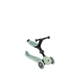 Globber 3-in-1 Roller Go-Up Active Lights Eco mit Leuchtrollen – Pistazie, 15M-9J