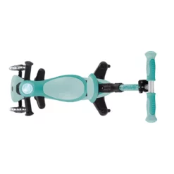 Globber 3-in-1 Roller Go-Up Baby Lights 360º mit Leuchtrollen – Mint, 15M-9J