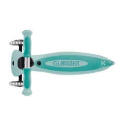 Globber 3-in-1 Roller Go-Up Baby Lights 360º mit Leuchtrollen – Mint, 15M-9J