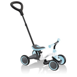 Globber Learning Bike 3-in-1 – weiß-pastellblau, Lernrad, 1-3 Jahre