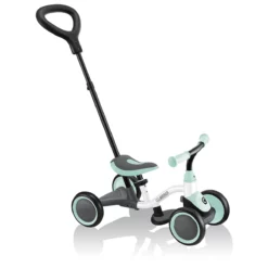 Globber Learning Bike 3-in-1 – weiß-mint, Lernrad, 1-3 Jahre
