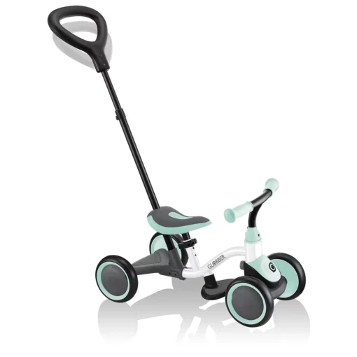 Globber Learning Bike 3-in-1 – weiß-mint, Lernrad, 1-3 Jahre