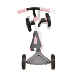 Globber Learning Bike 3-in-1 – weiß-pastellrosa, Lernrad, 1-3 Jahre