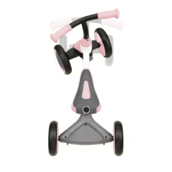 Globber Learning Bike 3-in-1 – weiß-pastellrosa, Lernrad, 1-3 Jahre