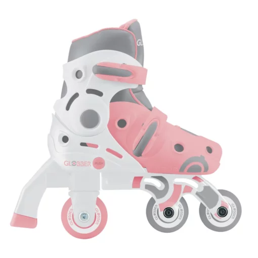 Globber Learning Inline Skate 2-in-1 pastellrosa, Gr. 30-33 – Bild 2