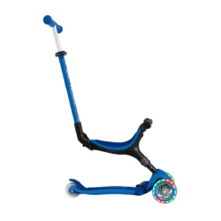Globber Roller Go-Up Active Lights mit Leuchtrollen – blau-dunkelblau, 15M-3J
