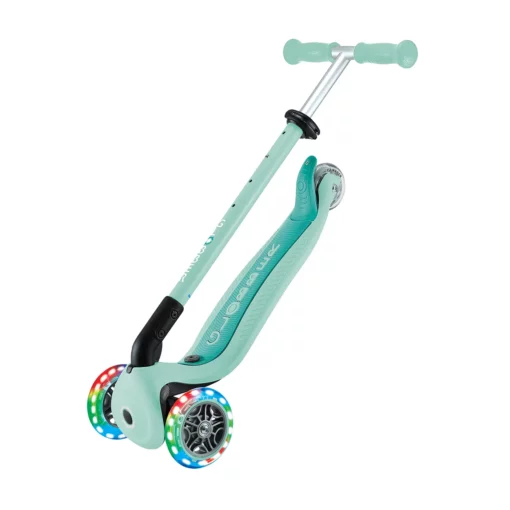 Globber Roller Go-Up Active Lights mit Leuchtrollen – dark mint, 15M-3J