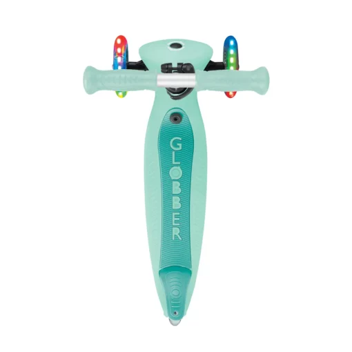 Globber Roller Go-Up Active Lights mit Leuchtrollen – dark mint, 15M-3J