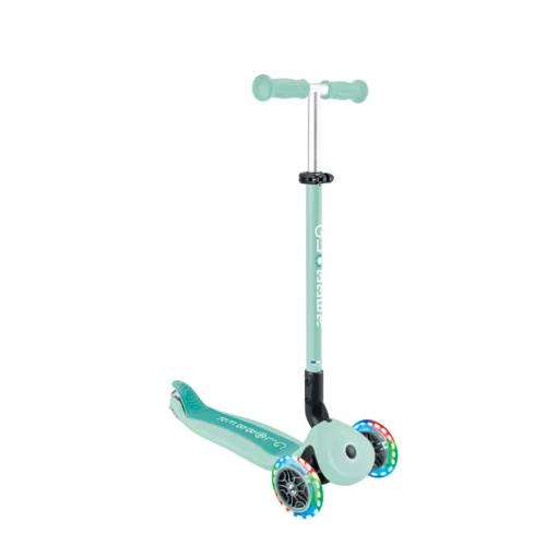 Globber Roller Go-Up Active Lights mit Leuchtrollen – dark mint, 15M-3J
