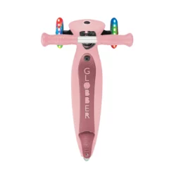 Globber Roller Go-Up Active Lights mit Leuchtrollen – pastel pink, 15M-3J