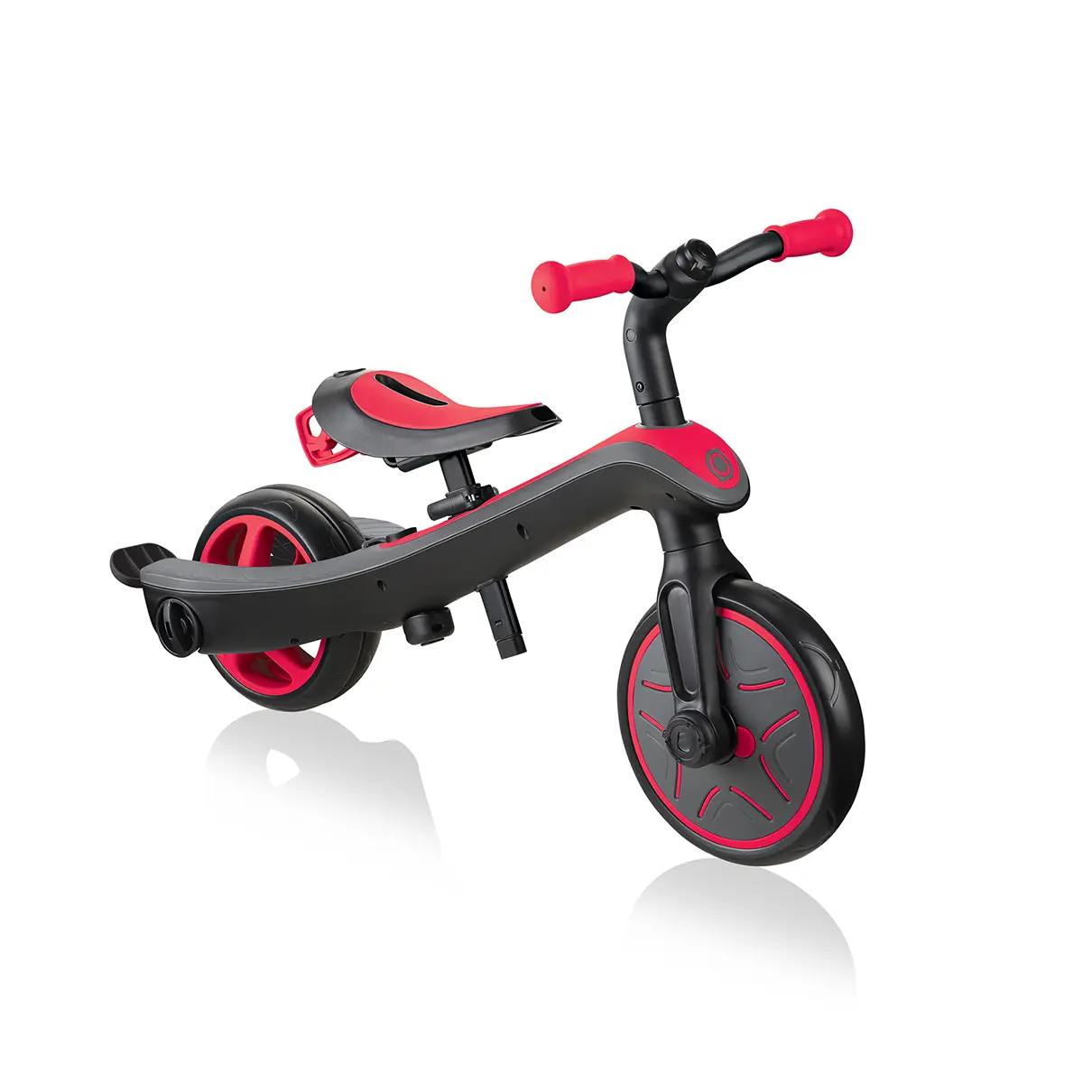 Globber Trike Explorer 4-in-1 – Rot, 10M-5J, mitwachsendes Dreirad