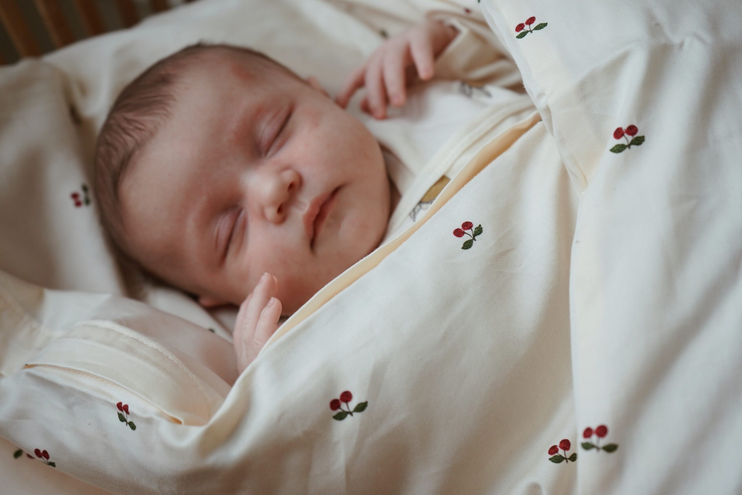 Konges Sløjd Baby Bettwäsche „Cherry“, 70x100cm / 40x45cm