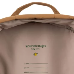 Konges Sløjd Kinderrucksack Juno „Tobacco Brown“, midi, 32x25x11cm