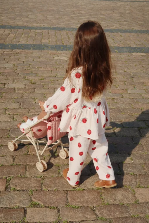 Konges Sløjd Puppen-Buggy „Ladybug Glitter“