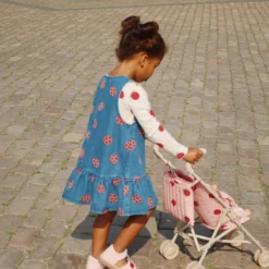 Konges Sløjd Puppen-Buggy „Ladybug Glitter“