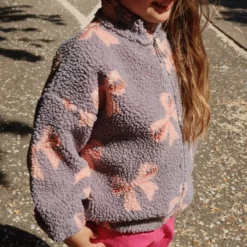 Konges Sløjd Fleece Jacke Judy „Bella Blue Bow“
