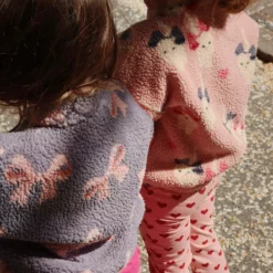 Konges Sløjd Fleece Jacke Judy „Bow Kitty“