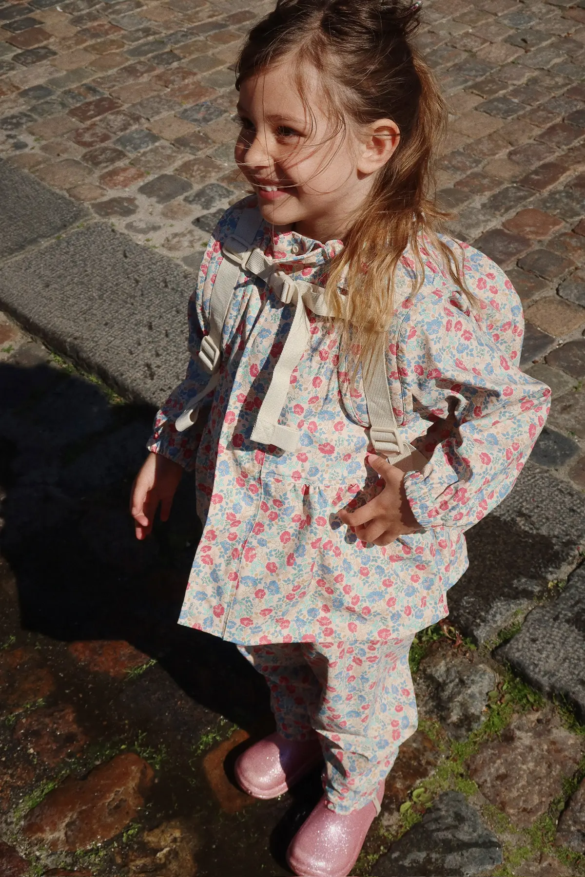 Konges Sløjd Kinder-Regenrucksack „Fiola“, midi, 34x26cm