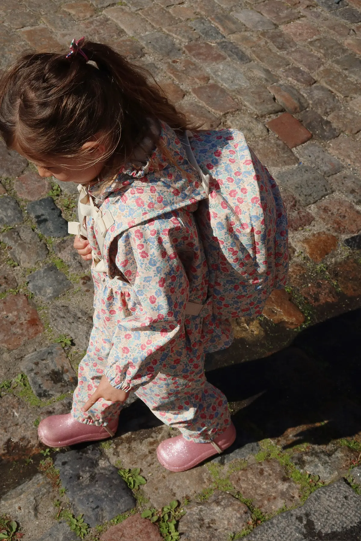 Konges Sløjd Kinder-Regenrucksack „Fiola“, midi, 34x26cm